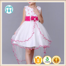 2016 mais recente design de roupas tailing vestido vestido de festa de casamento para crianças meninas usam